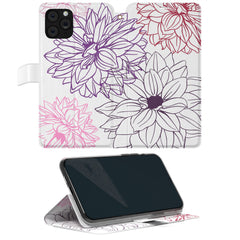 Lex Altern iPhone Wallet Case Flowers Contour Wallet