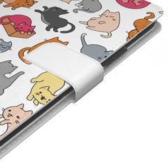 Lex Altern iPhone Wallet Case Colorful Cats Wallet