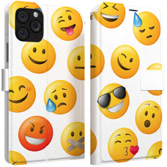 Lex Altern iPhone Wallet Case Emoji Icons Wallet