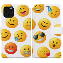 Lex Altern iPhone Wallet Case Emoji Icons Wallet