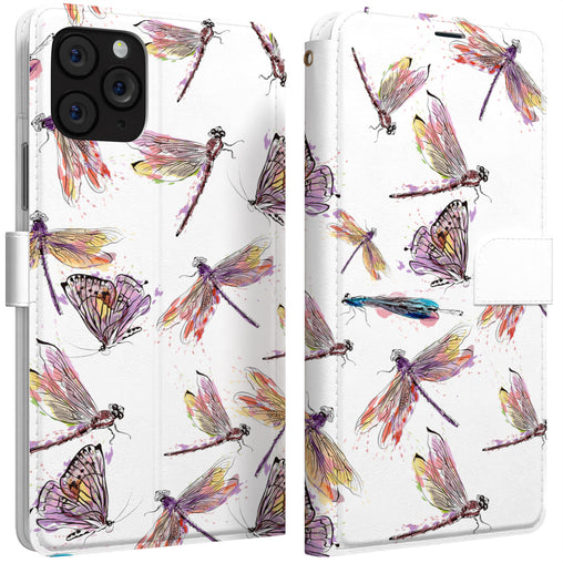 Lex Altern iPhone Wallet Case Dragonfly Pattern Wallet