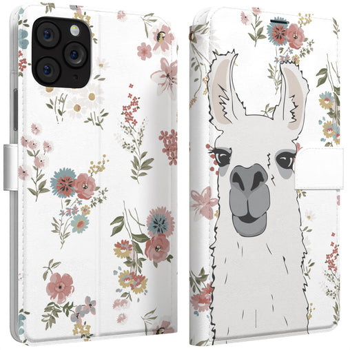 Lex Altern iPhone Wallet Case Floral Alpaca Wallet