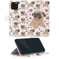 Lex Altern iPhone Wallet Case Adorable Pugs Wallet