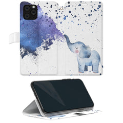 Lex Altern iPhone Wallet Case Happy Elephant Wallet