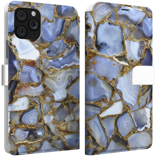 Lex Altern iPhone Wallet Case Seashell Mosaic Wallet