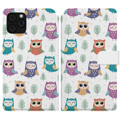 Lex Altern iPhone Wallet Case Colorful Owls  Wallet