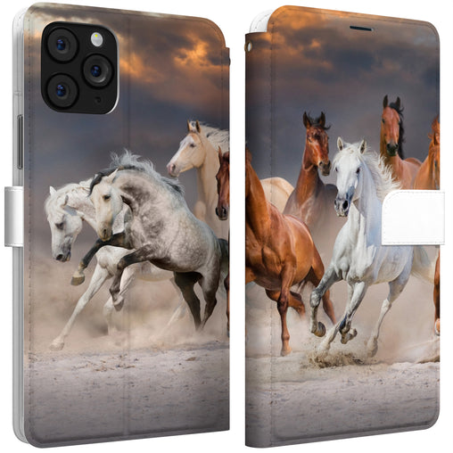 Lex Altern iPhone Wallet Case Running Horses Wallet