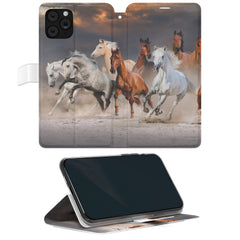 Lex Altern iPhone Wallet Case Running Horses Wallet
