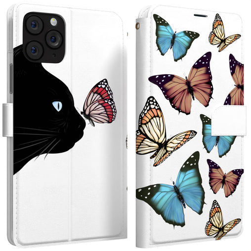 Lex Altern iPhone Wallet Case Cat Butterflies Wallet