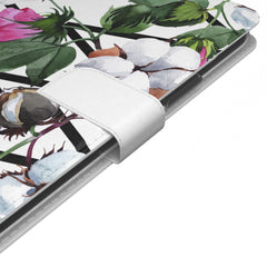 Lex Altern iPhone Wallet Case Cotton Flowers Wallet