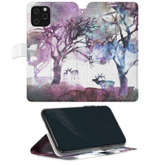 Lex Altern iPhone Wallet Case Deer Forest Wallet