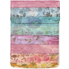 Lex Altern Laptop Sleeve Colorful Floral Wood
