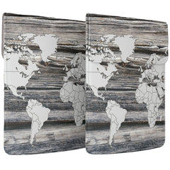Lex Altern Laptop Sleeve Wooden Continents