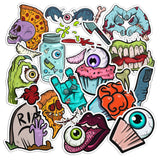 Lex Altern 23 PCS Sticker Pack for Laptop Cool Zombies