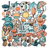 Lex Altern 49 PCS Sticker Pack for Laptop Hawaiian Vibes
