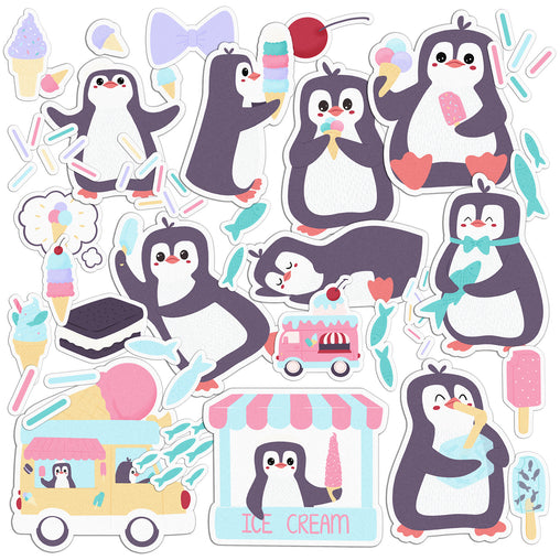 Lex Altern 32 PCS Sticker Pack for Laptop Sweet Penguin