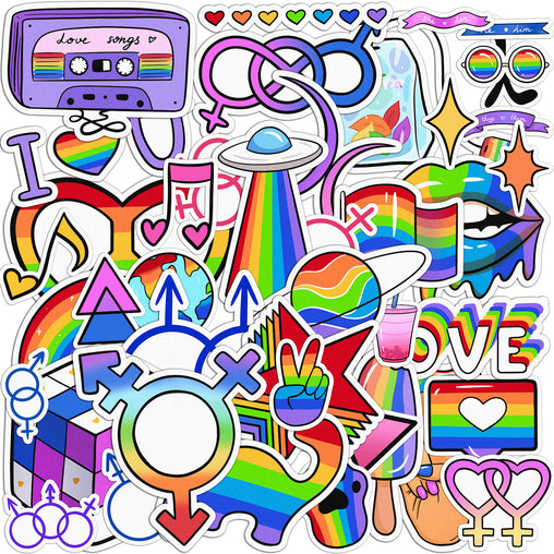 Lex Altern 42 PCS Sticker Pack for Laptop Queer Stickers