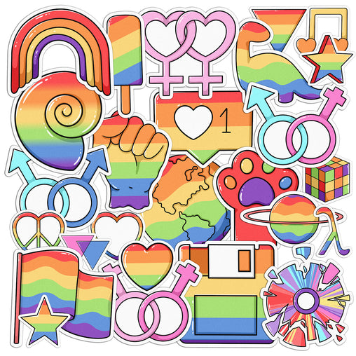 Lex Altern 27 PCS Sticker Pack for Laptop LGBTQ